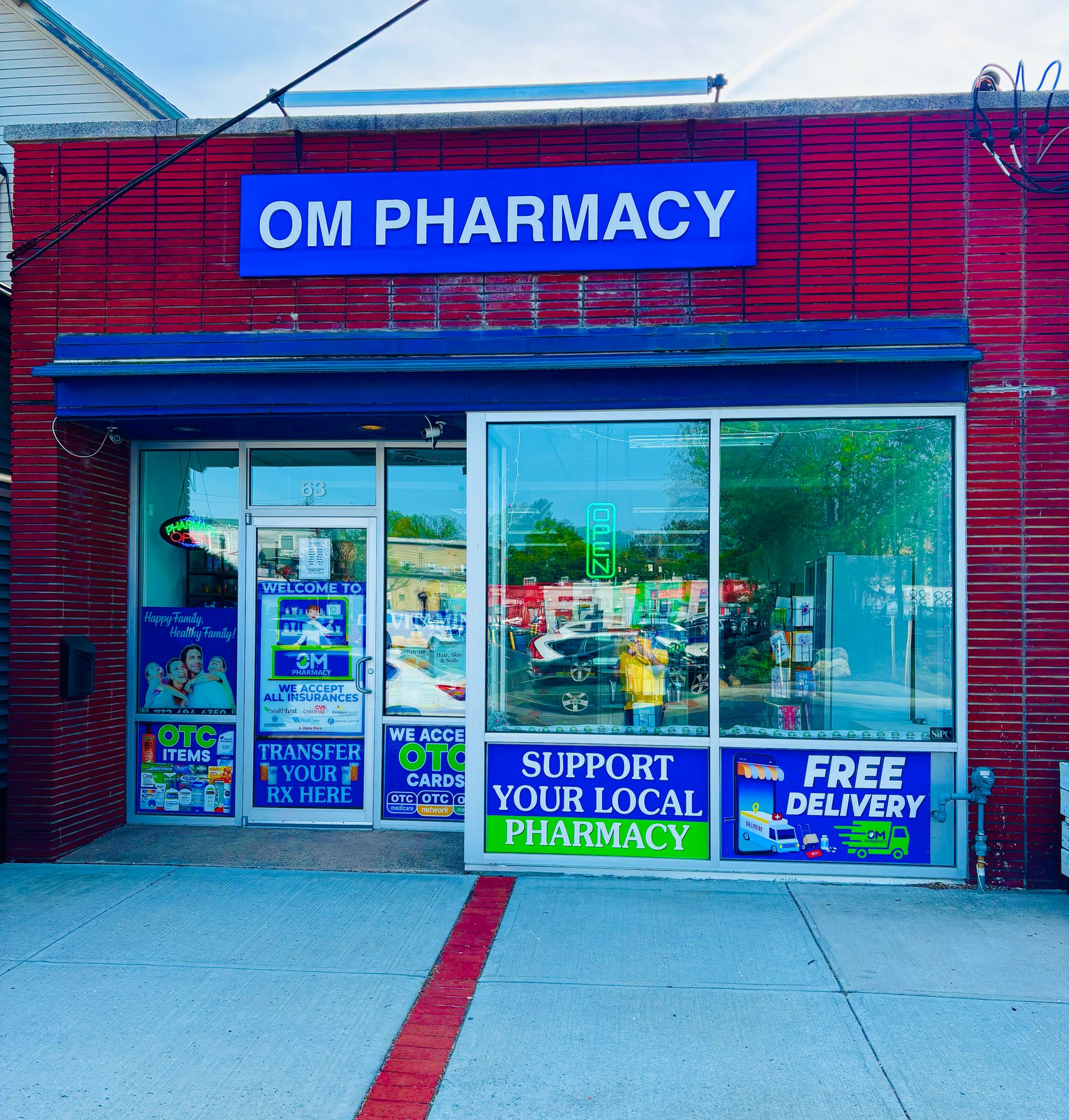 Map showing pharmacy location